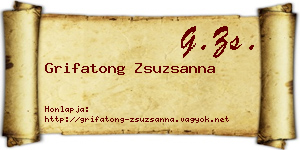Grifatong Zsuzsanna névjegykártya